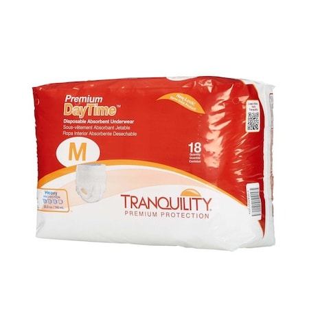 Tranquility Premium Daytime Absorbent Underwear, Medium, 72PK 2105